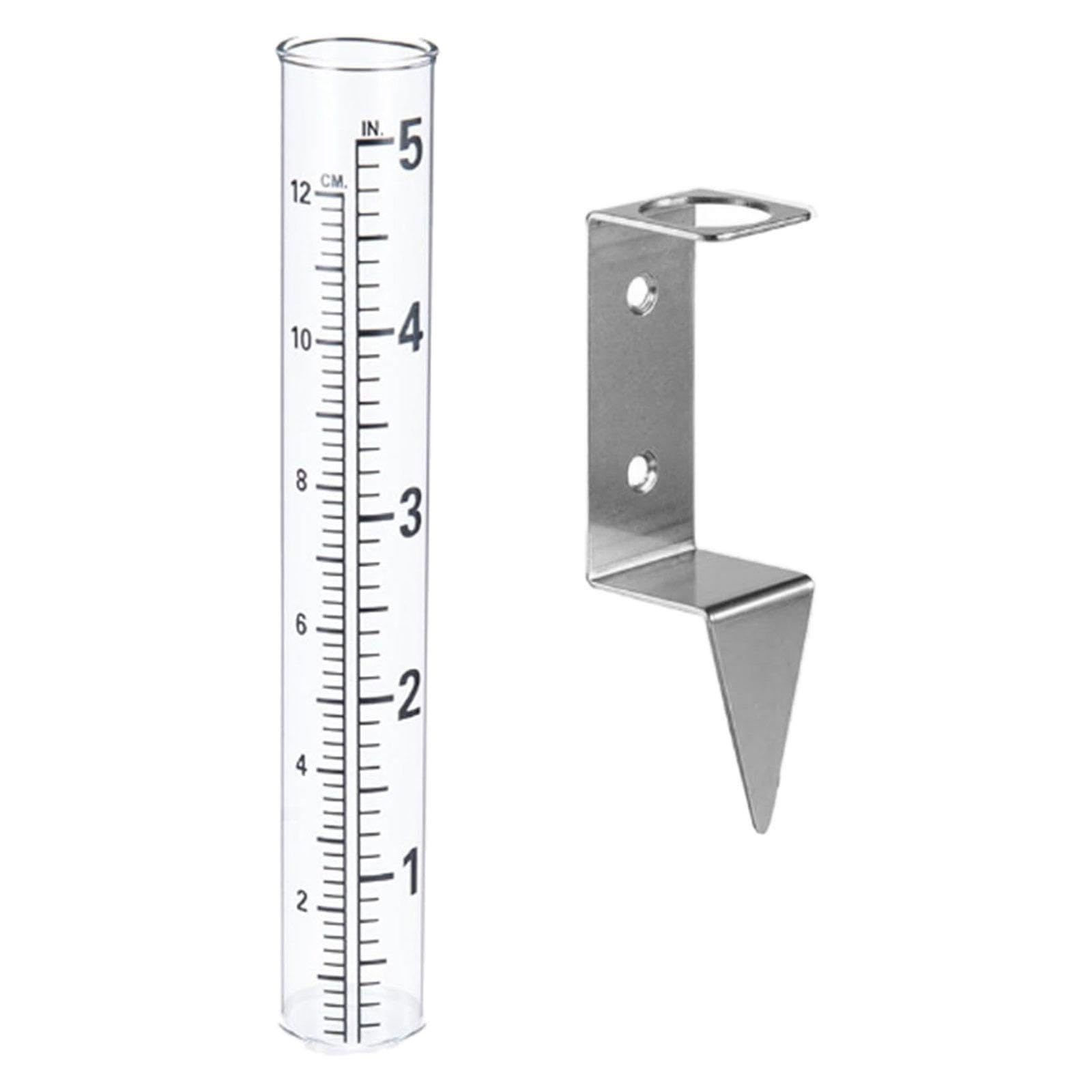 Enakshi (LABEL) Creations Rain Gauge with Stake Glass Tube Rain Measure Gauge for Landscape Fence YardHome & Garden|Yard Garden & Outdoor Living|Garden Decor|Rain Gauges-picture-29