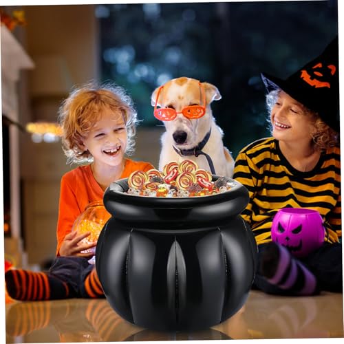 Chaudron de sorcière décoratif pour une ambiance d'Halloween réussie en bar - 3