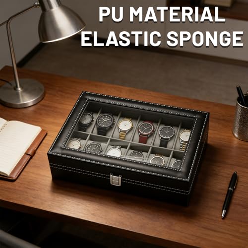 Boîte à montres 12 emplacements pour sublimer votre coiffeuse - 6