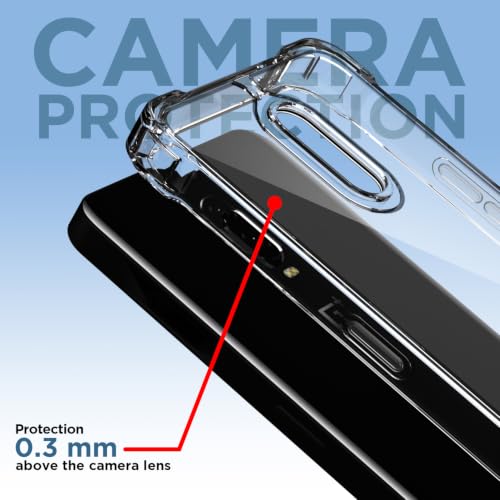 Image of Outlouders Back Cover for OnePlus 6T / OnePlus 7 Clear Transparent PC + TPU Bumper Case with Raised Edges for Shockproof Protection (Transparent)