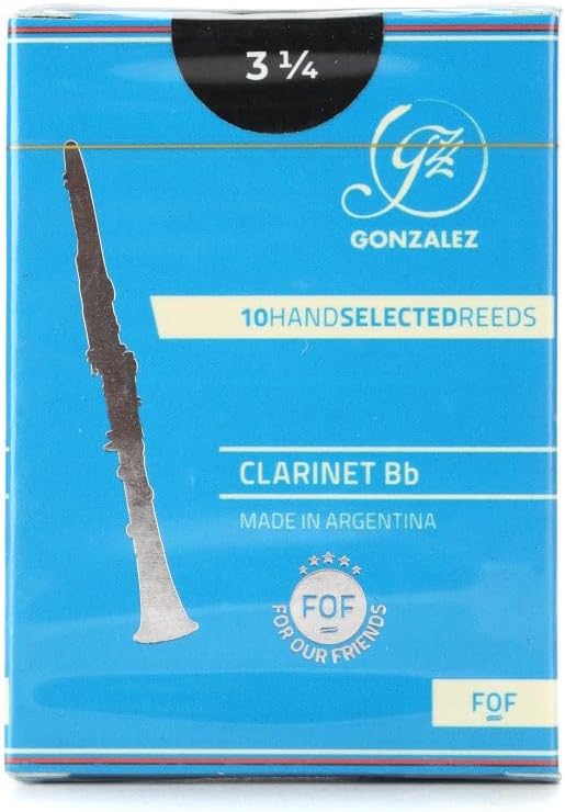 FOF Reeds for Bb Clarinet - 3.25 (10-pack)