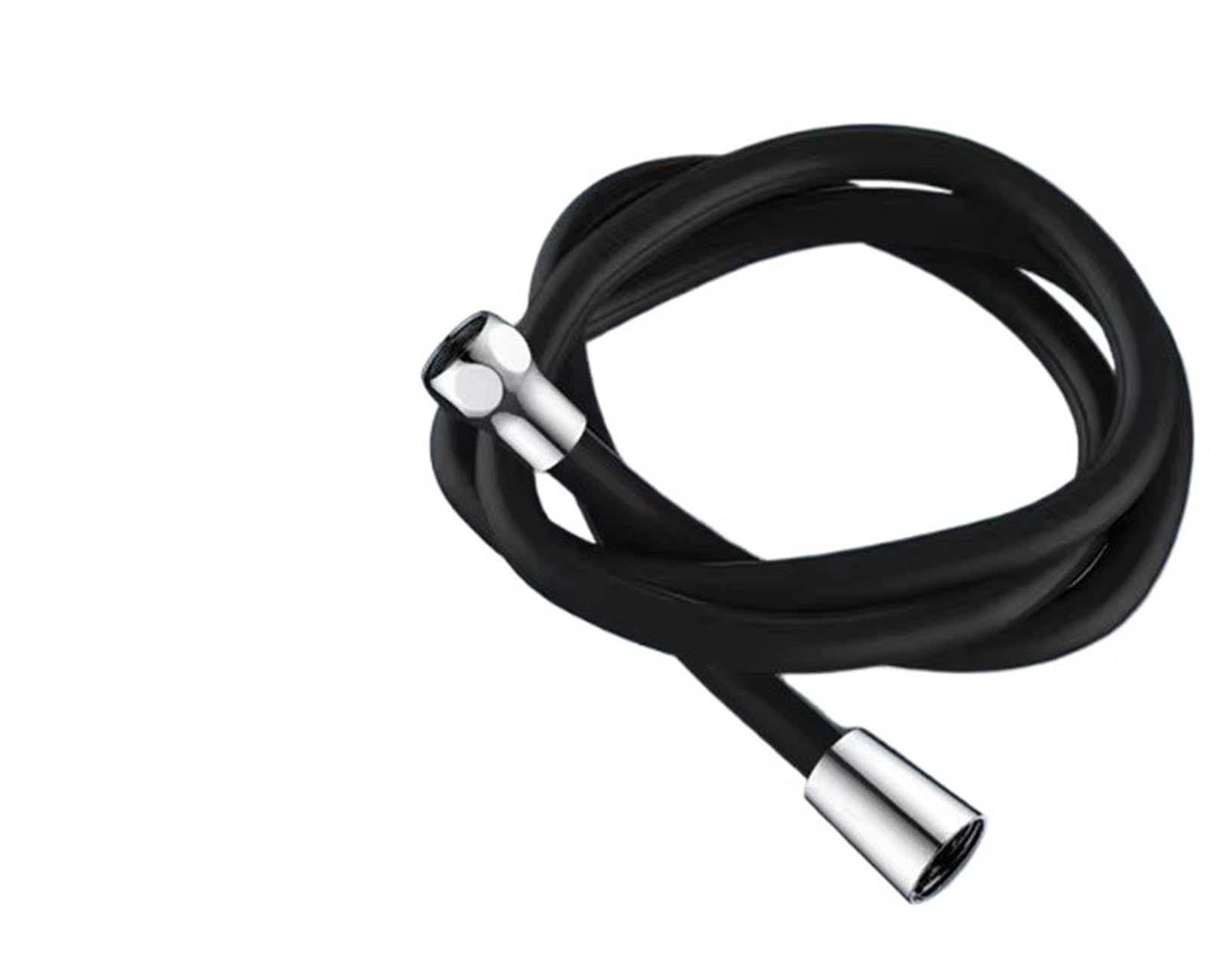Lyxygmv Black Shower Head Hose 1.5/2/3.0M Flexible Anti-Winding Pipe High Pressure Powerful Tube Bathroom Faucte Accessories For Bathroom Showers(,1.5M)