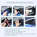 Bocooka Compatible with Hyundai Elantra 2024 2025 2026 Window Louvers Front Side Racing Style ABS Window Louvers Air Vent Scoop Shades Cover Blinds Car Exterior Accessories - Bright Black Style 2PCS