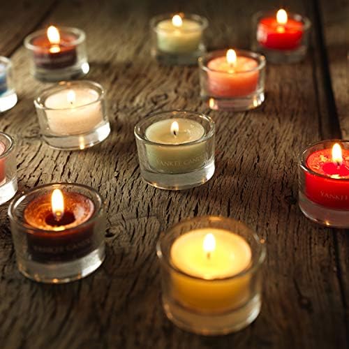 Yankee Candle Tea Light Scented Candles | Clean Cotton | 12 Count