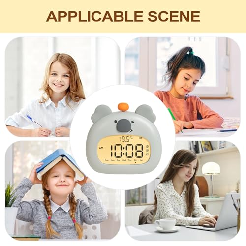 Réveil enfant koala veilleuse rechargeable bord de lit pour chambre bébé