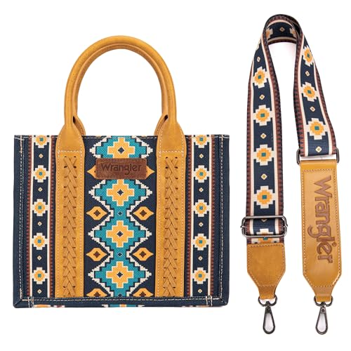 Image of Wrangler Purse Aztec Tote Bag for Women Western Top-handle Hobo Handbags