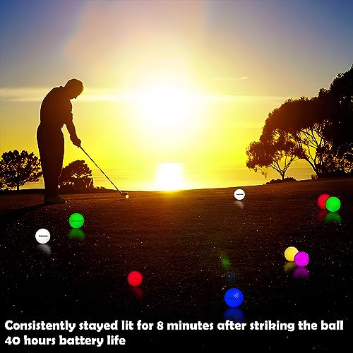 THIODOON Upgraded Resettable LED Golf Balls