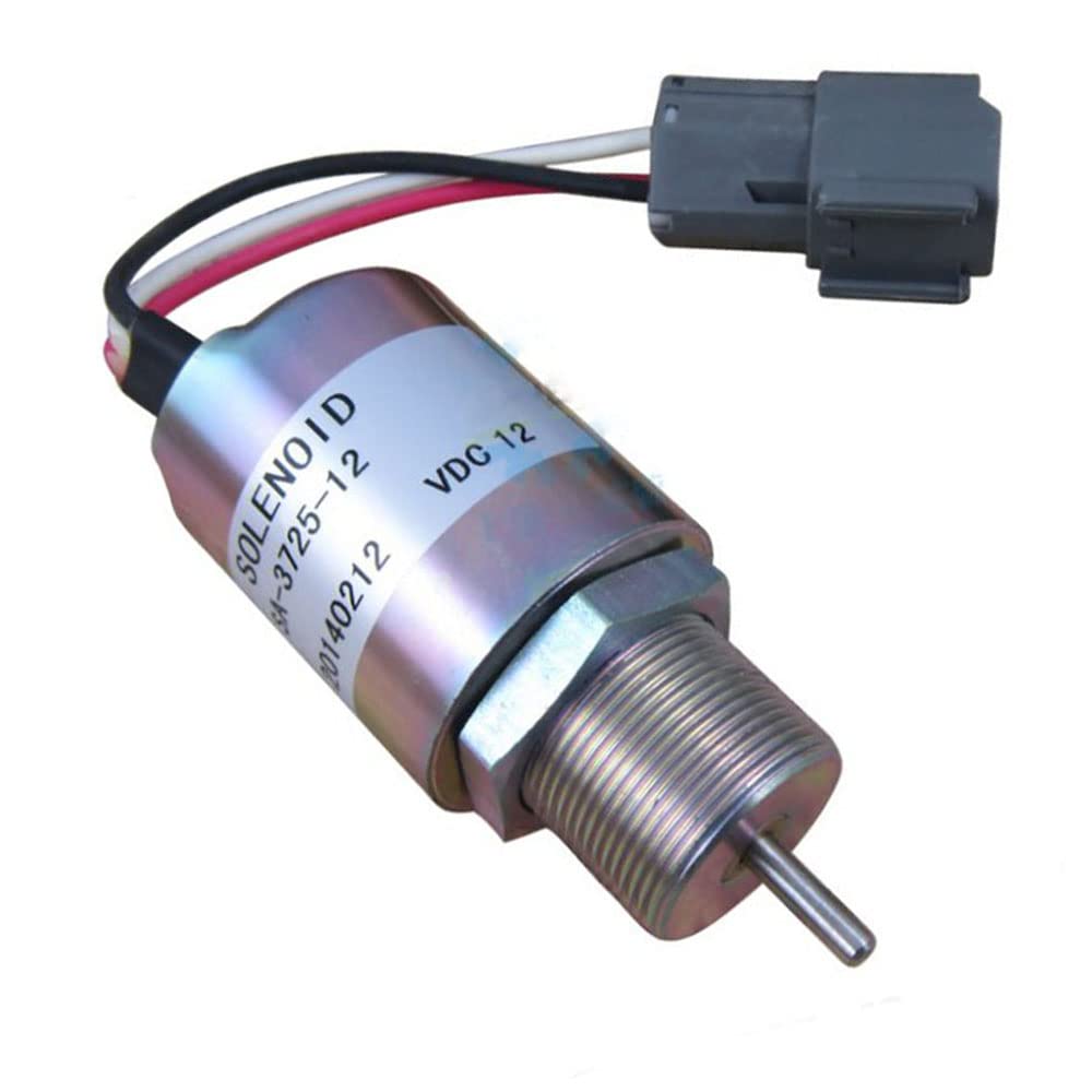 12V Fuel Stop Solenoid A036-3175 SA-3725-12 30A871004 for Mitsubishi S4L S3L L3E Volvo EC15 Toro 223D Mahindra SDMO genset