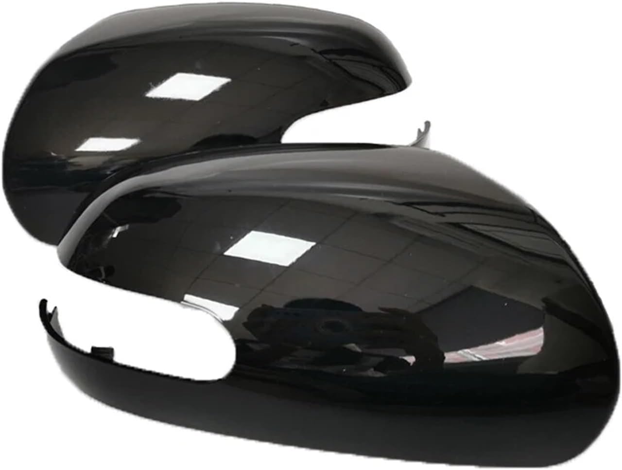 Compatible For KIA K3 Forte Cerato Ceed 1 2009-2013 Car Replacement Rearview Side Mirror Cover Wing Cap Exterior Sticker Door Case Trim (Color : Gloss Black)