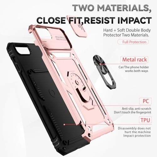 Coque iPhone 8 Plus antichoc militaire robuste avec béquille de support - 7