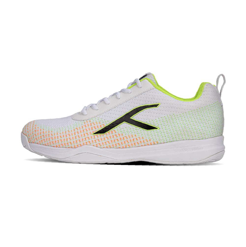 HUNDRED Blade Lite Non Marking Badminton Shoes | Unisex | Material: Knitted Upper & Rubber Sole| Perfect for Squash, Table Tennis, Volleyball, Basketball