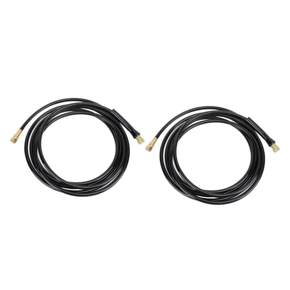 16ft Outboard Hose Kit Rubber Brass Boat Marine Hydraulic Hose Kit Compatible with Teleflex Hydraulic Steering Systems