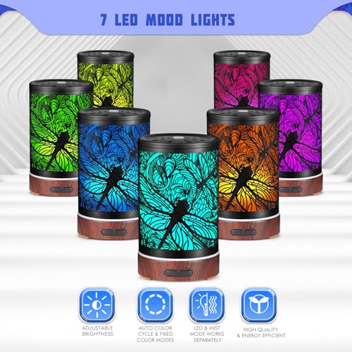 Difusor aromático eléctrico metálico 150 mL Doorkeer miniatura 2