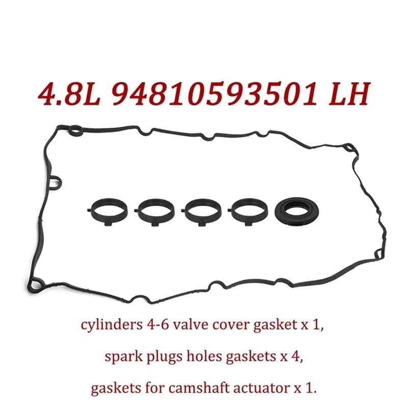 Guarnizione coperchio punterie motore La Guarnizione Del Coperchio Della Valvola Motore Parte Il Lato Destro Sinistro 94810593601 94810593501 Per Panamera 3.6L 4.8L V6 V8 2010-2016