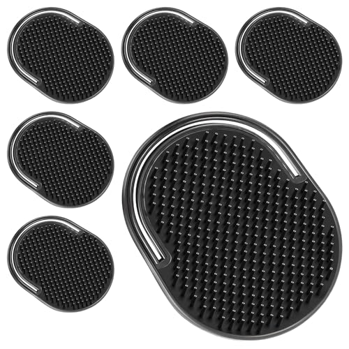 TEESSUE 6 Pcs Palm Combs for Men Massager Hair Brush Comb Shower Comb pocket brush