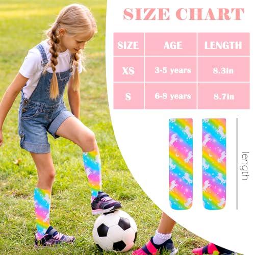 Kids Soccer Socks for Girls Toddler Soccer Athletic Sock Baseball Socks Toddler Knee High Sock for Sports4