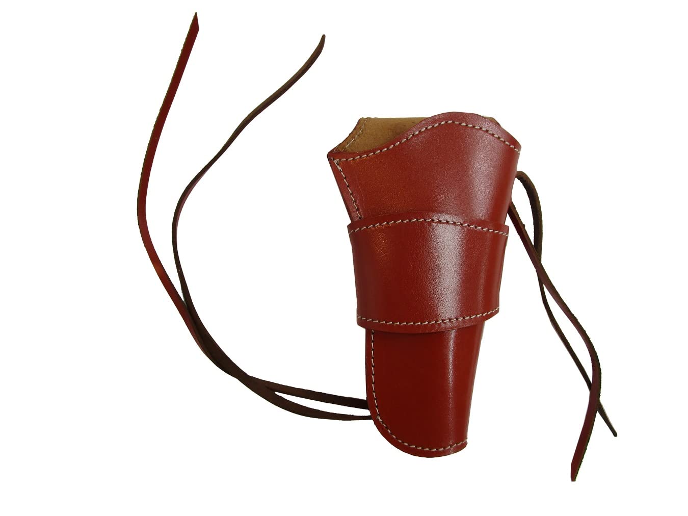 Leather Holster Western Heritage OWB Pistol Gun Revolver Carry Single Action Sixer 22 .22LR .45 .45 ACP .44 Combact Cover Red Color