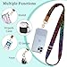 Piefly Phone Lanyard Crossbody Wrist Strap, Cute Cat Dog Paw Cell Phone Lanyards for Around the Neck Wristlet Shoulder, Adjustable Strap for Car Keys Keychain Wallet ID Badge Black