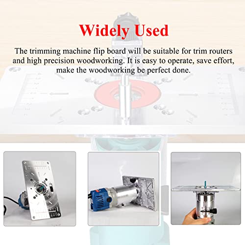 Didodi Router Table Insert Plate Table Aluminium Router Table Insert Plate Wood Working Tool And Assecories Milling Machine Tools #TOP4