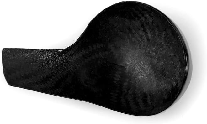 NVCNX Real Carbon Fiber Shift Knob Cover for Audi A4 2009-2013 / A6 2005-2010 / S5 Q5 2009-2012 / A5 2008-2012 / S4 2011-2012 / A8 2004-2010 / Q7 2007-2015 Automatic Gear Shifter Interior Accessories