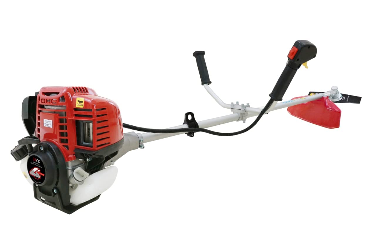 PRITHVI POWER Brush Cutter with a 4 Stroke Engine & 3 Blades (Side Pack