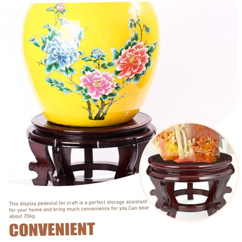 Support pour plantes en bois de 14x10 cm idéal pour décorer une table basse - 6