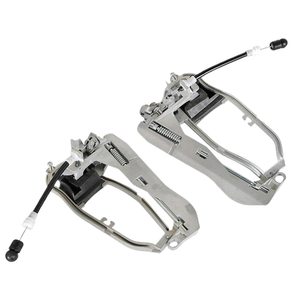 Nnbjumzsu Onecolor Door Handle Carrier Pair Inner Outside Front Left Right Compatible With X5 E53 2000-2006 51218243615 51218243616
