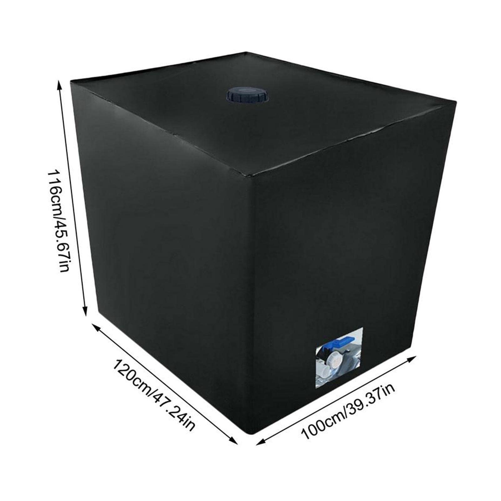 10 fundas IBC para depósito de agua, tela 210D, cubierta para tanque de agua IBC, capucha protectora a prueba de polvo, cubierta de tanque de agua de aislamiento térmico para 1000 L, sin formación de