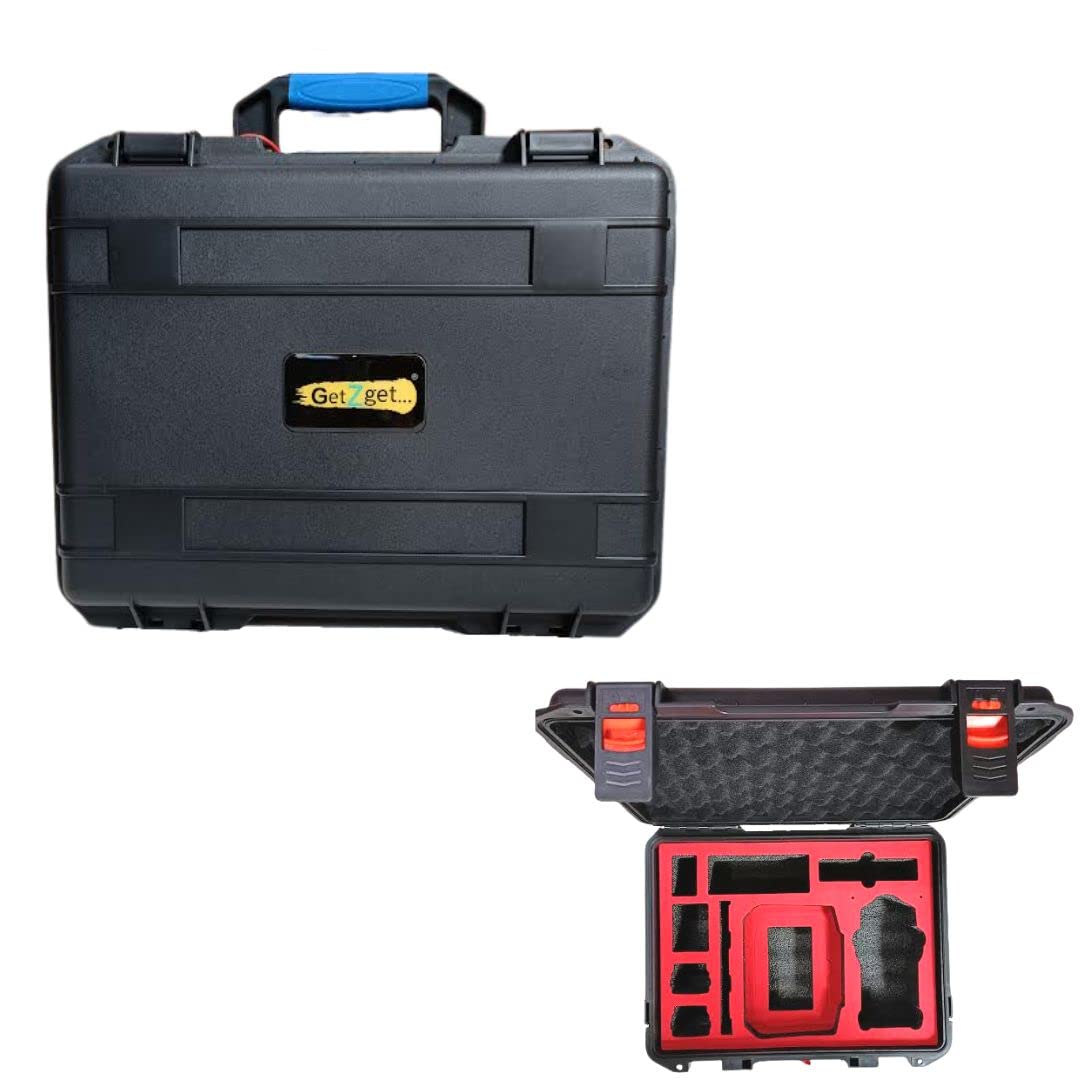 GetZgetĀ® Carrying Case Bag Compatible with DJI Mavic Air 2/ Air 2S Protective Hard Shell Case Hand Carry Storage Suitcases (Hard with Smart Rc Option)
