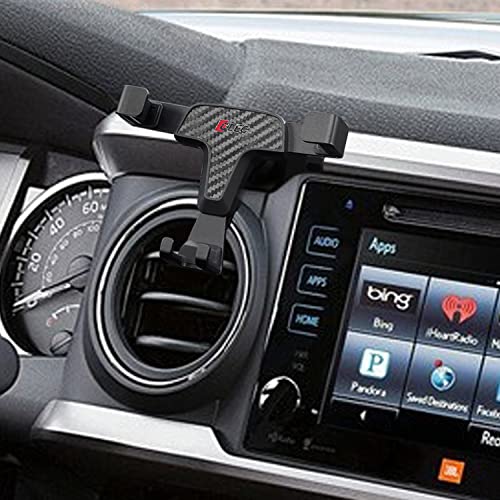 ITrims Car Phone Holder for Toyota Tacoma 2016-2022 Car Dashboard Mount Cell Phone Cradles Adjustable Phone Stand Holder Universal Compatible with Most Smartphones (Carbon Fiber)