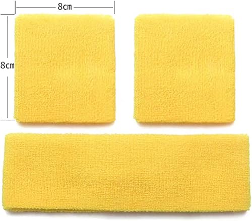 Miniatura 6 de Juego de 2 bandas para el sudor, muñequeras deportivas para la cabeza, muñecas, bandas para el sudor, bandas para el sudor, bandas para el sudor,