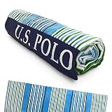 U.S. Polo Assn. Oversized (40” x 70”) Striped Nautical Design Beach Towel - Luxury Plush Cotton Hote