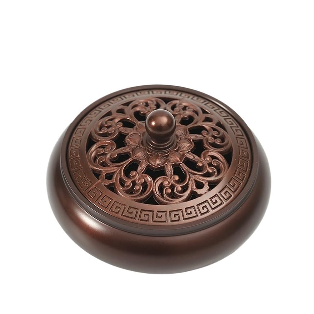 Incense Holders Household Brass Incense Burner Vintage Ornaments For Frankincense, Charcoal, Stick, Powder, Cone, Coil, And Tower