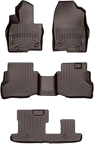 Vista 11 de WeatherTech Revestimiento de suelo personalizado para Mazda CX-9, juego completo (44972-1-2-3), negro