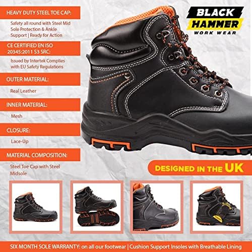 calzado de seguridad black hammer