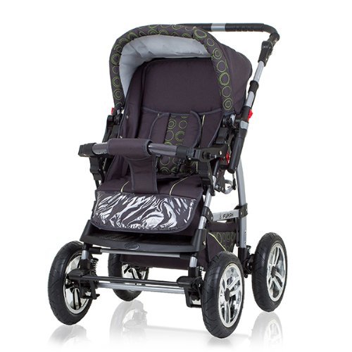 14 teiliges Qualitäts-Kinderwagenset 2 in 1 „FLASH“ in 38 Farben: Kinderwagen + Buggy - 14 teiliges Megaset in 38 tollen Farben