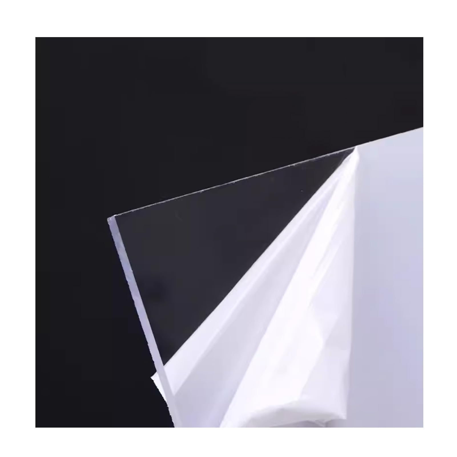 Kunststoff-Dachplatten Polycarbonat-Kunststoffplatten, Allwetter-Außengewächshausabdeckung, schlagfest, bruchsicher, leicht zu schneiden(1x6m)
