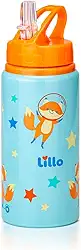 Garrafa Infantil de Alumínio Raposinha com bebedor retrátil 550 ml Lillo