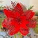 6 large Poinsettia ornaments