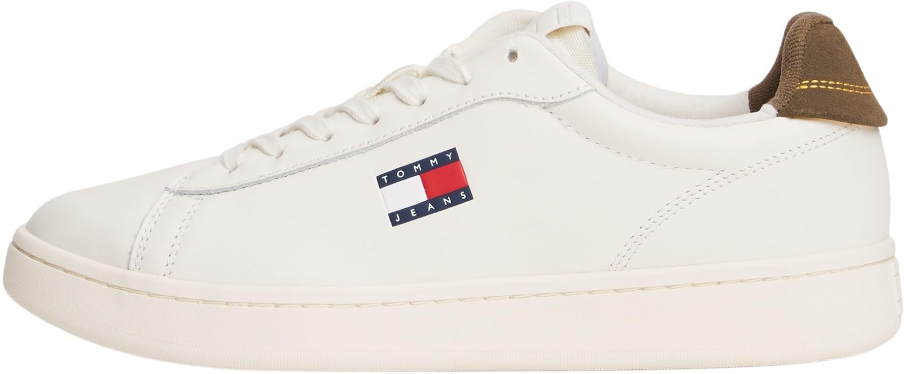 Tommy Hilfiger Bianco Polyurethane Men Sneaker - EU41/US8