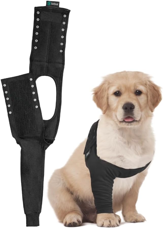 Recovery Sleeve Dog, XX-Small, Black