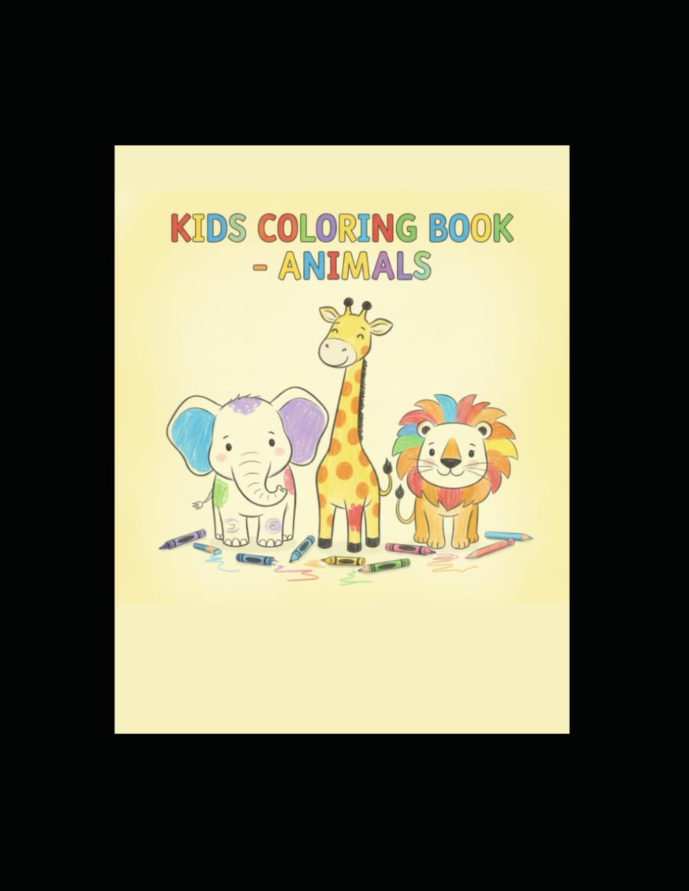 Animal kingdom- fun coloring book for kids age 3 to 6 years old