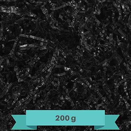 Creative Deco 1kg Cream Kraft Shredded Tissue Paper | Basket Box Hamper Filling Gift Box | Wood Wool Replacement | Decorative Straw for Packaging | Christmas Birthday Anniversary | Comes in Blue Bag