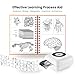 LFPERT Sticker Printer, CP1 Print Pods Mini Printer, Portable Bluetooth Sticker Maker Machine, Inkless Thermal Pocket Printers for Study Graphics, DIY, Notes, Journal, Photos & Gift Blessings - White