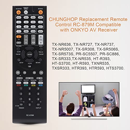 CHUNGHOP RC-879M Replacement Remote for Onkyo AV Receivers #TOP29