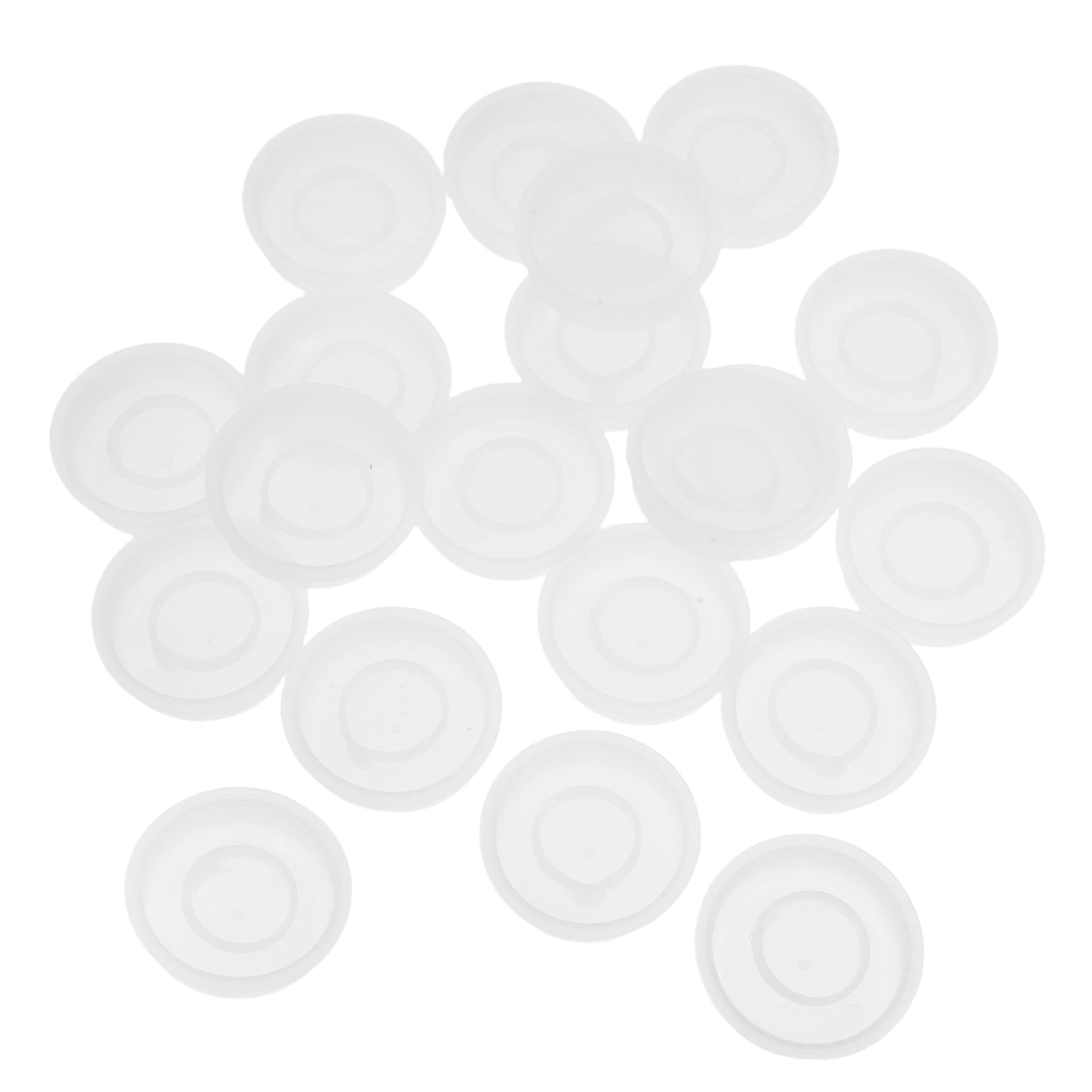 STOBAZA 20pcs Plastic Drum Plugs for Chemical Barrels Oil Drum Bung Cap Leakproof Sealing Caps Kit Pull Ring