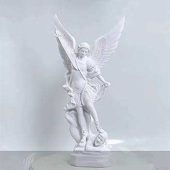 Amazon.co.jp: 真っ白 天使 銅像 樹脂 12