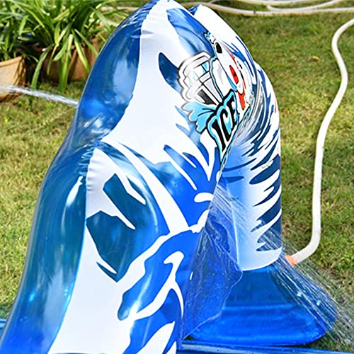 Tablecloth Waterglijbanen Dubbele Lane Slip Gazon Waterglijbaan, Tuin Opblaasbaar Splash Zwembad, Racing Lanes Lange… - Image 5