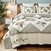 Brandream Queen Size Luxury Patchwork Quilted Bedspread Cotton Quilts Set