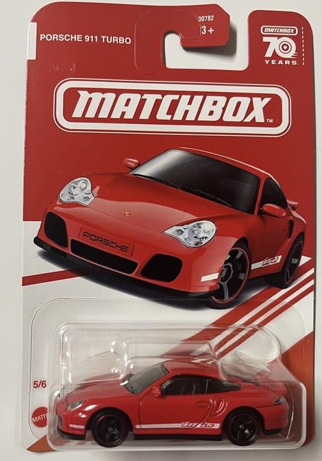 Matchbox Porsche 911 Turbo 5/6, 70 Jahre Exclusive - Auto, Metall
